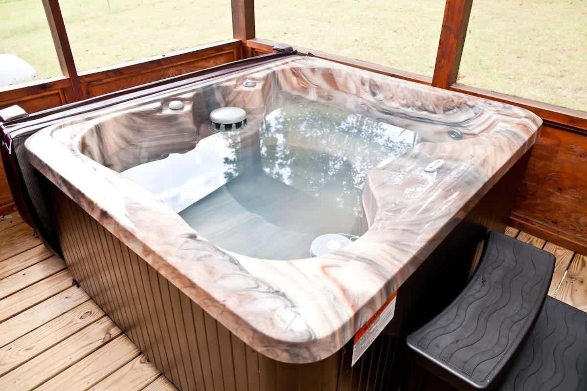 סביירוויל Beautiful View! Log Cabin,Fireplace,Hot Tub,Arcade,Pool,Fishing מראה חיצוני תמונה